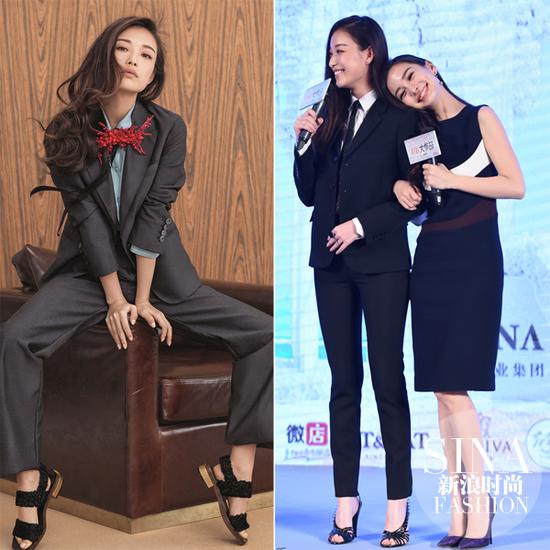 小花旦倪妮耍帥，連baby都忍不住想要依靠她