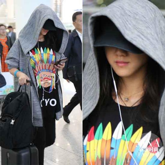 變身嘻哈辣媽的湯唯，感覺(jué)隨時(shí)能給大家來(lái)段饒舌