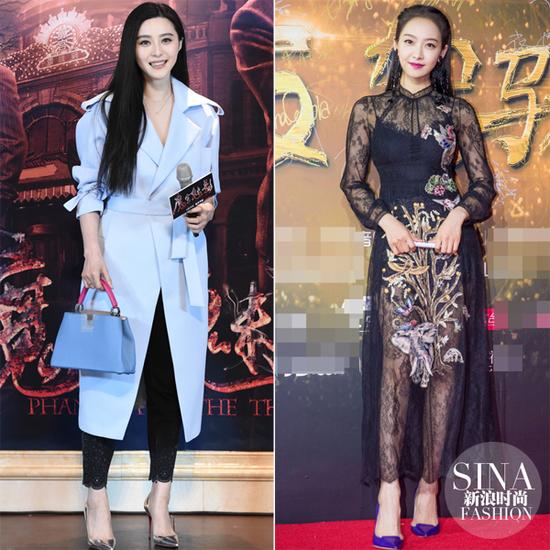 范冰冰、宋茜示范尖頭高跟鞋