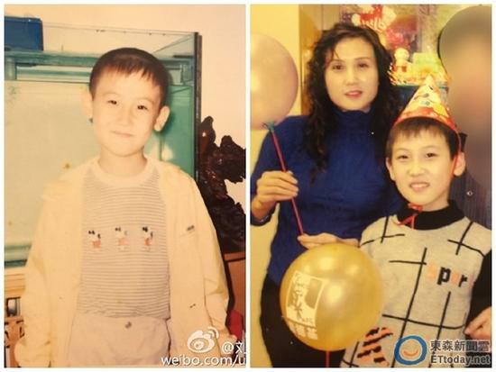 蛇精男曬兒時照自稱天然 蛇精男曬兒時照自稱天然