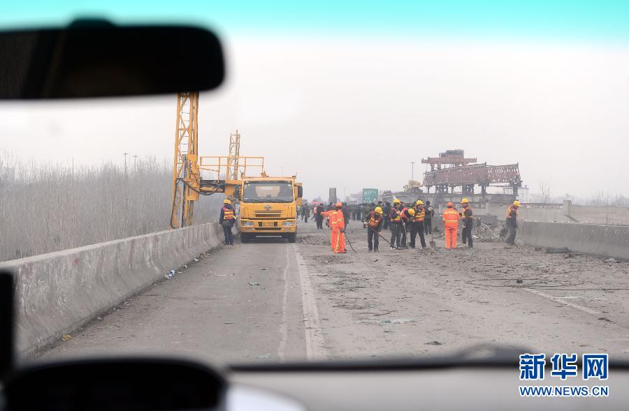 連霍高速義昌大橋北半幅恢復(fù)小車雙向通行 連霍高速義昌大橋北半幅恢復(fù)小車雙向通行