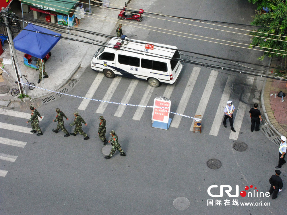 2013年07月10日，廣西壯族自治區(qū)北海市，武警巡邏。圖片來源：飛影/CFP
