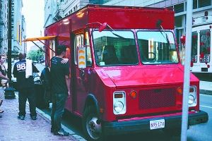 “無二烤肉”營業(yè)現(xiàn)場(chǎng)。