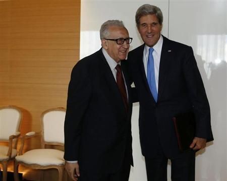 聯(lián)合國-阿盟敘利亞問題特使卜拉西米12日與克里進行會談。