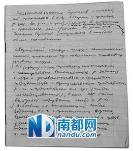 米特羅欣提供的文件。