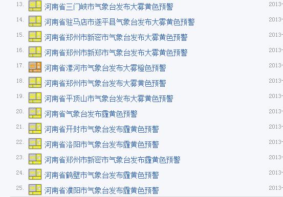 河南19市縣發(fā)布大霧預警 18日南部霧霾或將加重 河南19市縣發(fā)布大霧預警 18日南部霧霾或將加重