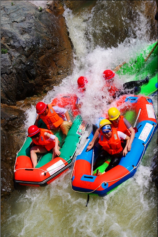 豫西大峽谷漂流——中原第一勇士漂 豫西大峽谷漂流——中原第一勇士漂