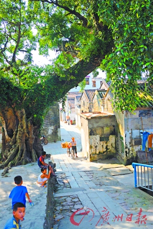 古鶴村的村落風貌保存完好,猶如一處“世外桃源 ”。