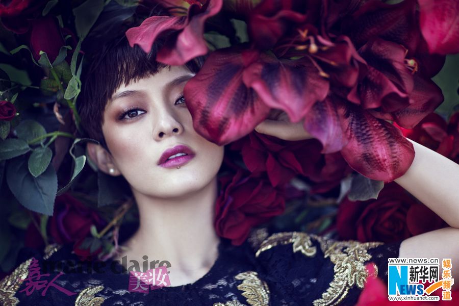 孫儷詮釋巴洛克風(fēng)“花仙子” 肌膚嫩白身姿曼妙