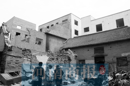 孫莊村清代古宅面臨拆遷。對拆遷者來說，也許它的名氣不值一提 記者 張郁/攝