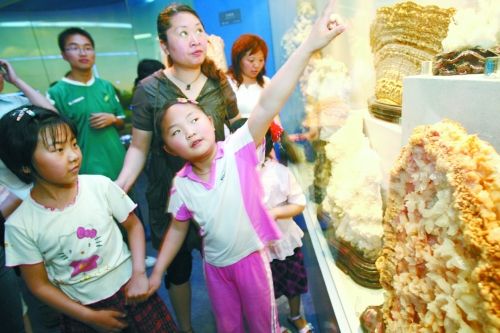 哇，地質(zhì)博物館里好多沒見過的啊！