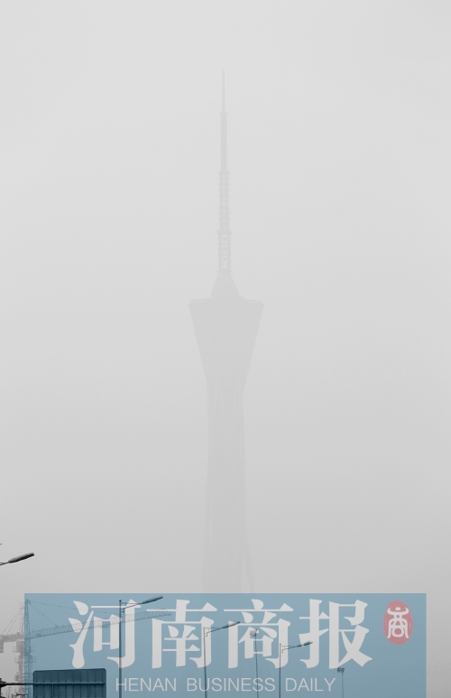 鄭州市區(qū)，霧霾再次來襲