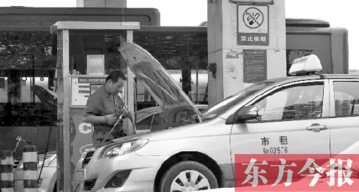 目前鄭州出租車大部分都是用燃氣，燃氣漲價對他們影響不小