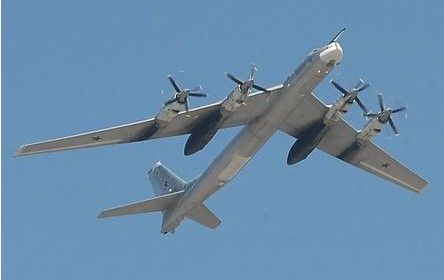 俄羅斯戰(zhàn)略轟炸機(jī)。（資料圖）