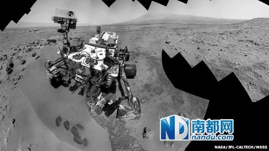 “好奇”號探測器在火星上發(fā)現(xiàn)水。