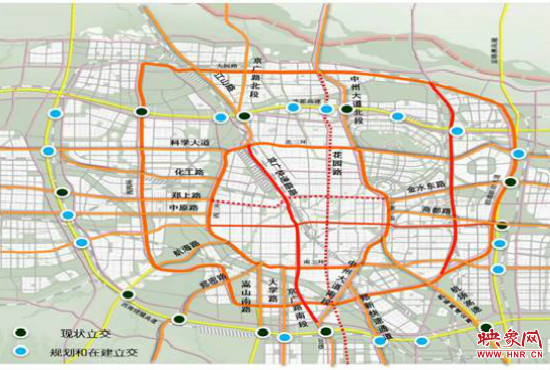 兩環(huán)十七放射景觀廊道建設。