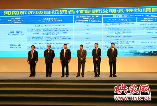 河南旅游項(xiàng)目投資合作專題說明會。