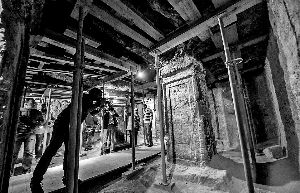 埃及首次向公眾開(kāi)放的古埃及法老圖坦卡蒙乳母之墓內(nèi)景。