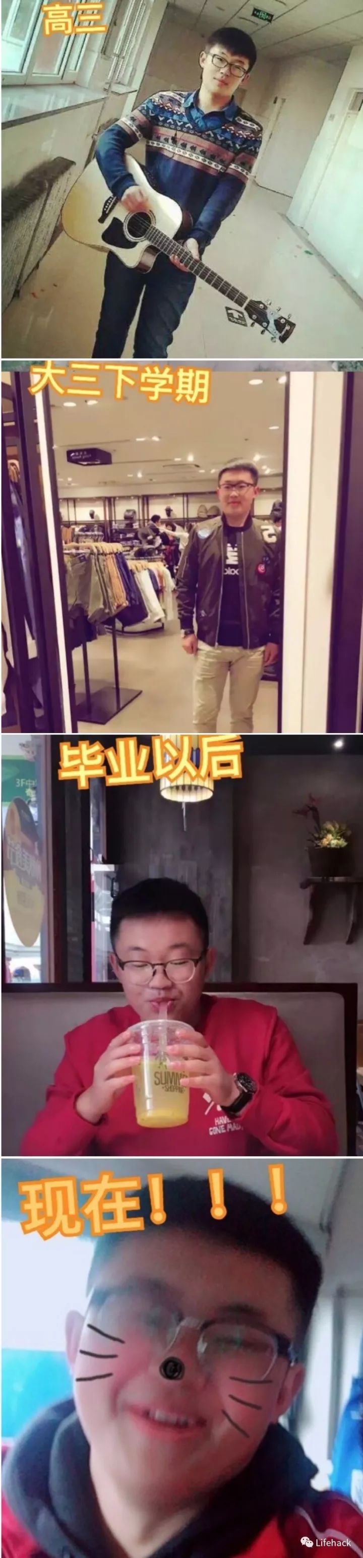 長胖20斤，臉型怎么變？這些例子看完扎心了！