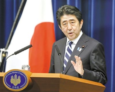  日本首相安倍晉三。