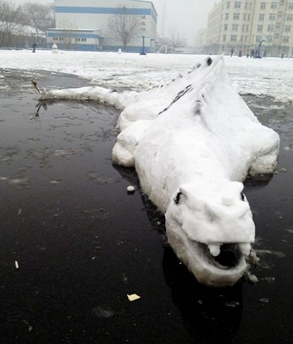 創(chuàng)意十足！日系列卡通雪人走紅