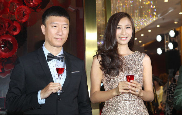 圖為孫紅雷、王駿迪夫婦。