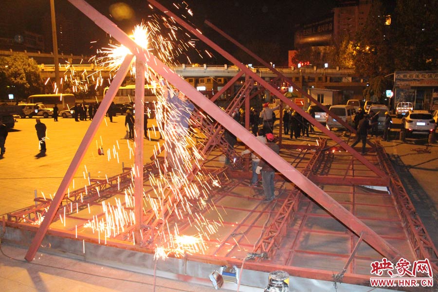 拆除現(xiàn)場(chǎng)。