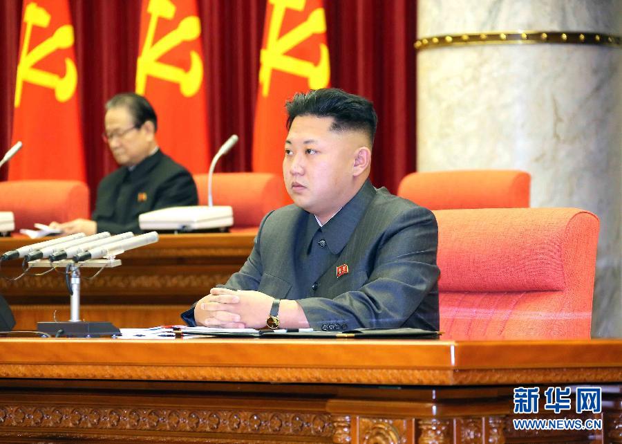 12月8日，在朝鮮平壤，朝鮮勞動(dòng)黨第一書記金正恩出席并指導(dǎo)朝鮮勞動(dòng)黨中央政治局?jǐn)U大會(huì)議。