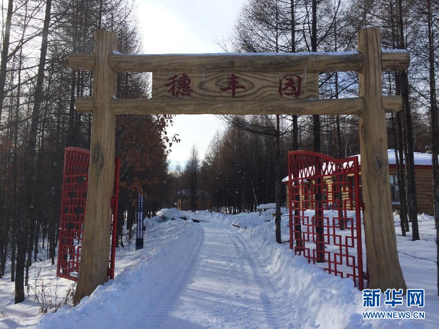 北山一隅的穗豐園（2013年12月8日攝）。新華社記者程子龍攝