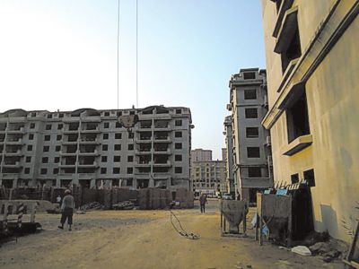 　適園雅居小區(qū)，已建起13棟住宅樓。