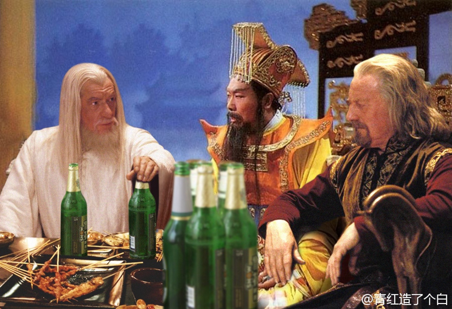 網(wǎng)友PS“中土東土聯(lián)誼會” 畫風(fēng)優(yōu)美毫無違和感