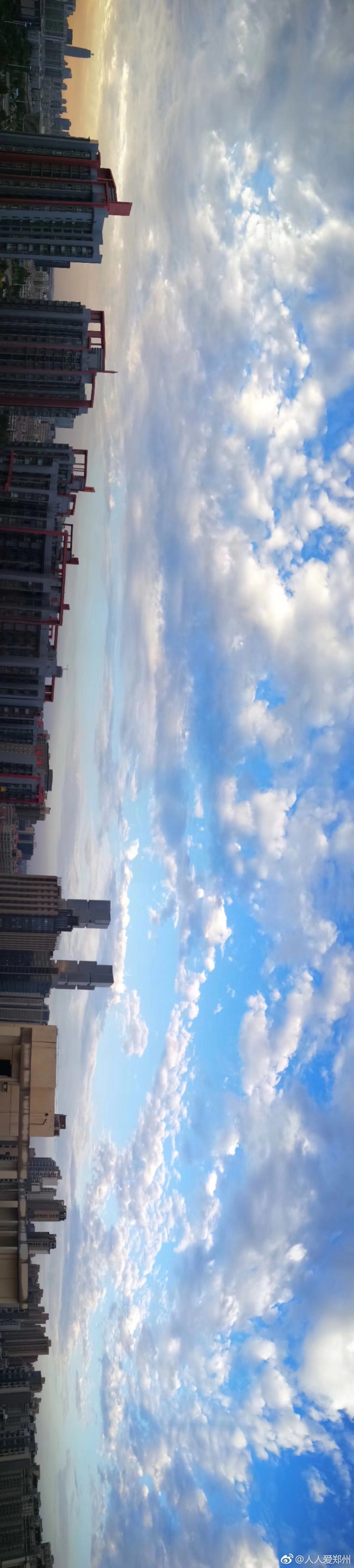 又被鄭州的藍(lán)天刷屏！隨便一拍就是手機(jī)壁紙