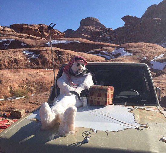 　一位宗教學(xué)者稱堆雪人褻瀆伊斯蘭教，引發(fā)眾多網(wǎng)友不滿。（網(wǎng)頁截圖）