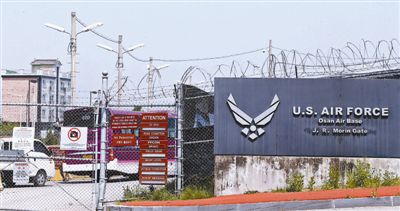 5月28日，韓國(guó)烏山市，美駐韓空軍基地