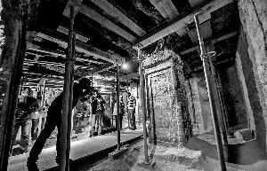 埃及首次向公眾開放的古埃及法老圖坦卡蒙乳母之墓內(nèi)景。