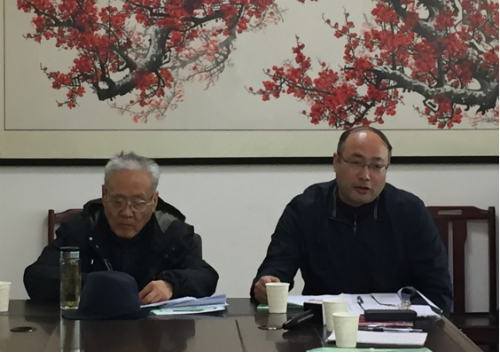 （左：原周口地區(qū)常委秘書長梁祖靈 ；右：鄲城縣委常委組織部長侯磊 ）