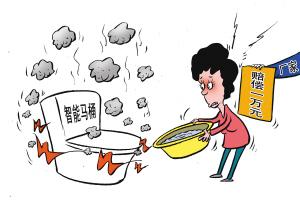 女子4000元買智能馬桶 剛過(guò)保質(zhì)期1月半夜起火