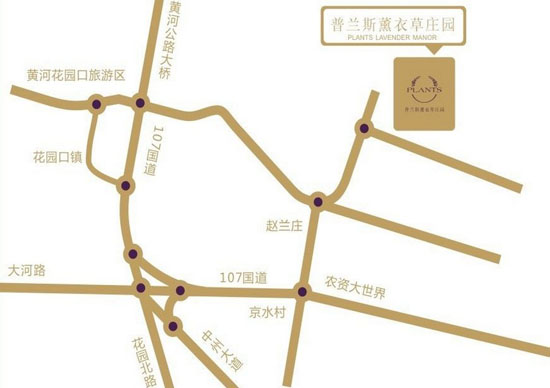 普蘭斯薰衣草莊園位置圖 普蘭斯薰衣草莊園位置圖