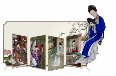 "故宮淘寶"推動(dòng)圖版美人畫 雍正的女神"動(dòng)"起來