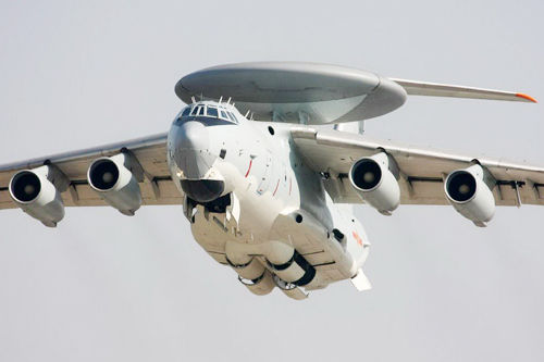 資料圖：國產(chǎn)大型預警機——空警2000。
