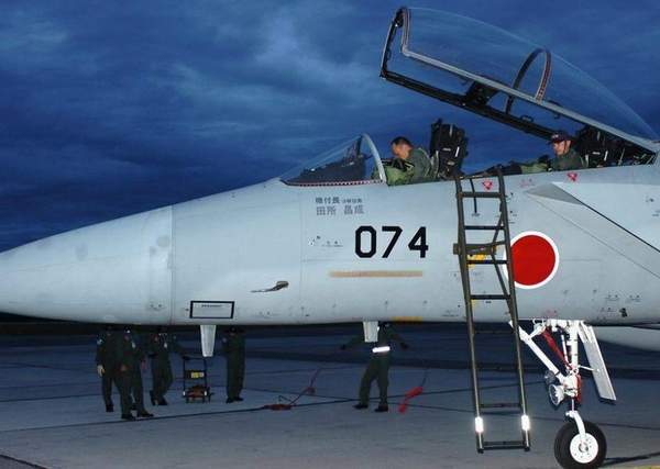 日本的F-15戰(zhàn)斗機(jī)。