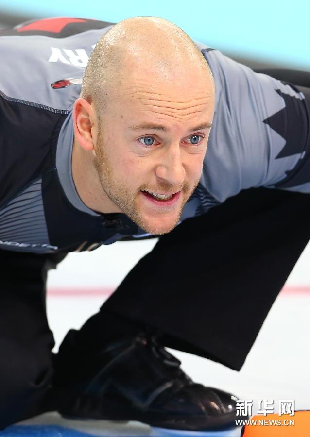 冰壺賽場(chǎng)上的"犀利哥"