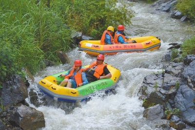 豫西大峽谷漂流 豫西大峽谷漂流